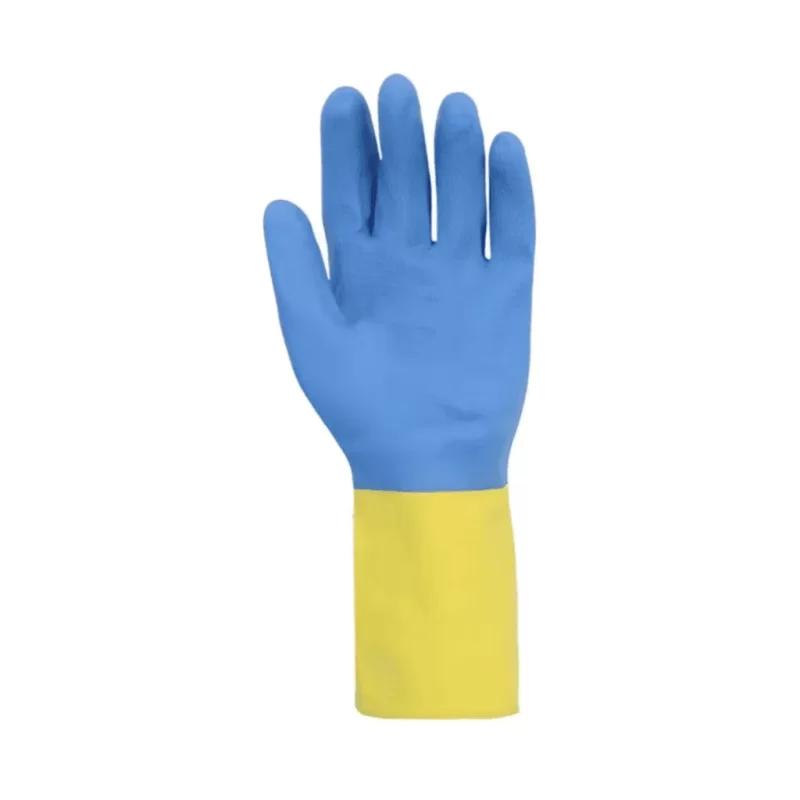 LUVA VOLK BICOLOR AZUL/AMARELO CA 16779 - Image 2